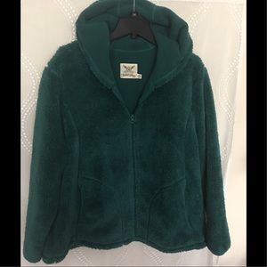 Teal Super Soft Fuzzy hoodie
